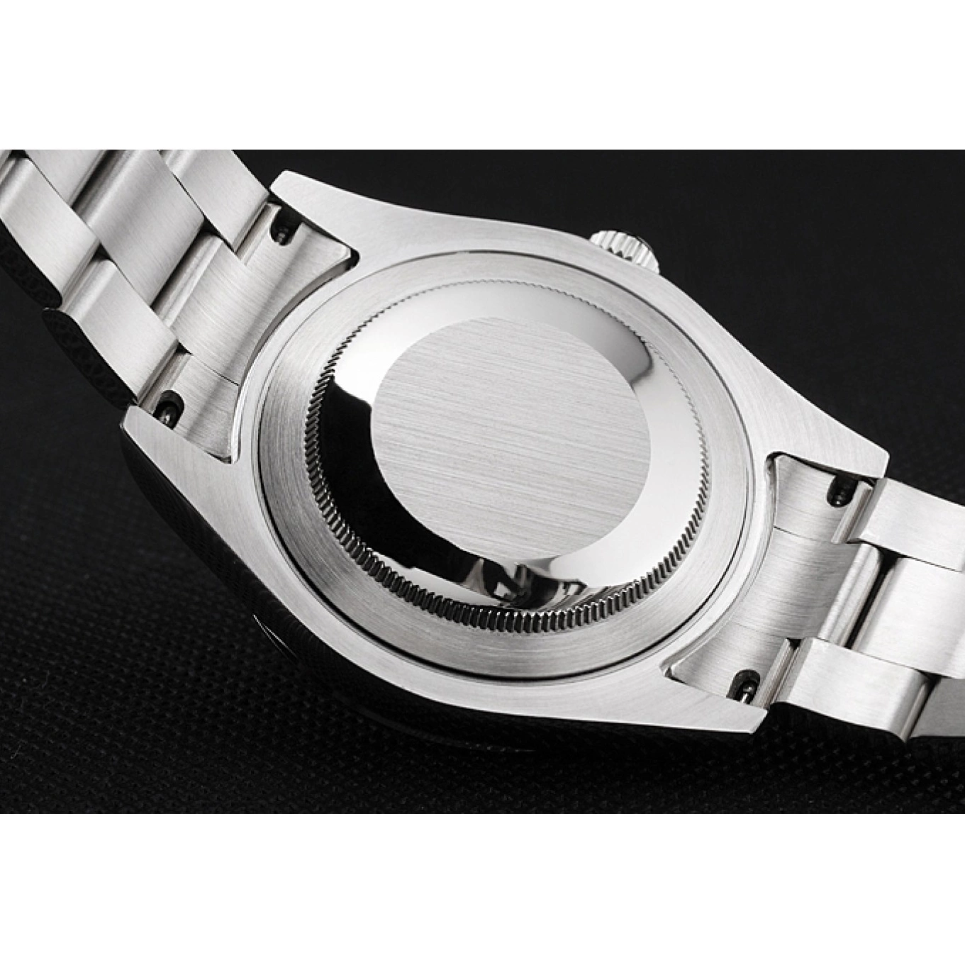 Rolex copies cheap Dial Markings Orange Milgauss Rolex Swiss Bracelet And Black Case Stainless Steel 0821